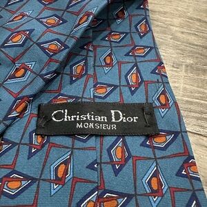 Vintage Christian Dior Monsieur Silk Tie